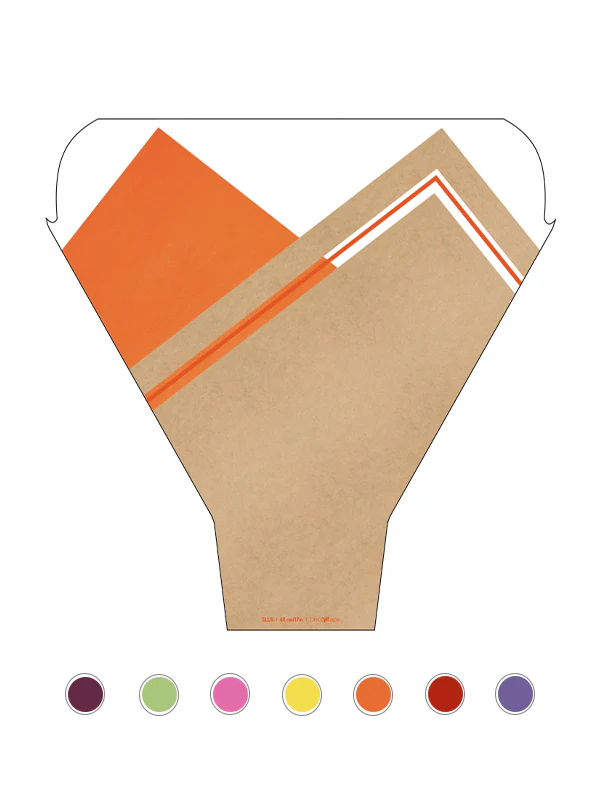 Ellis Floral Sleeve – Kraft + Non‑Woven Look, Waterproof (50 Pack) - Image 7