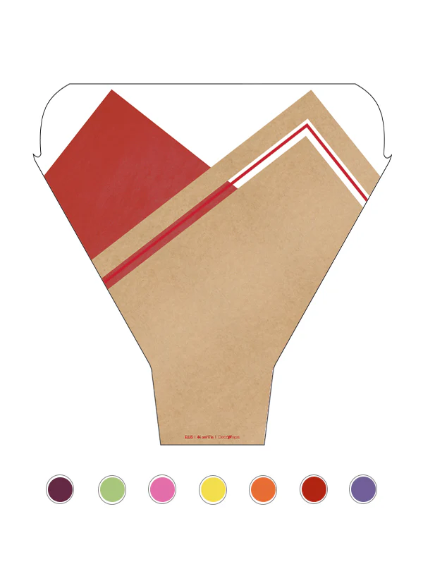Ellis Floral Sleeve – Kraft + Non‑Woven Look, Waterproof (50 Pack) - Image 9