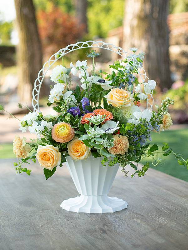 Fluted Basket - White (18 Pack) - Image 2
