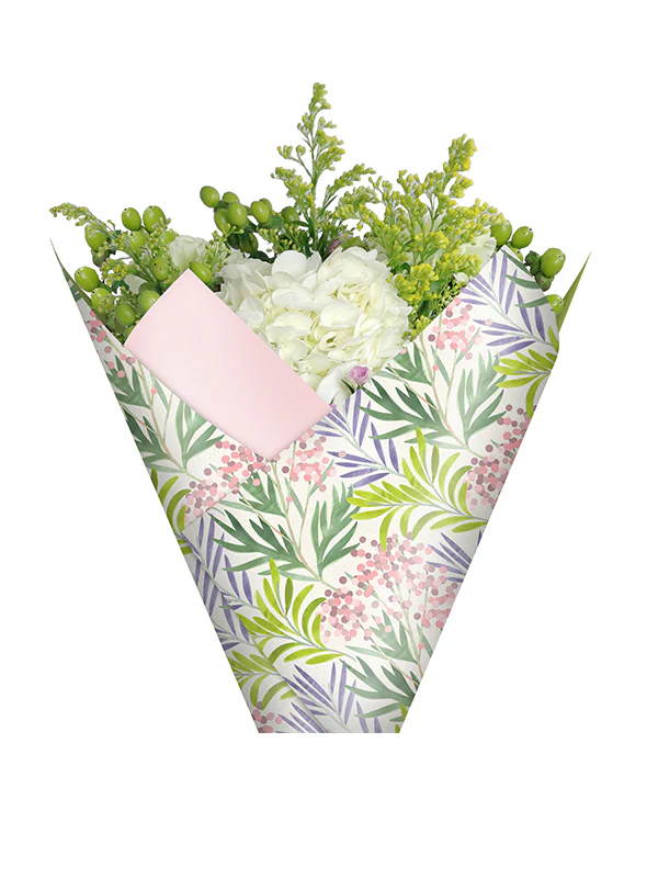 Georgia Double-Sided Floral Wrapping Sheets – Waterproof (100 Pack) - Image 2