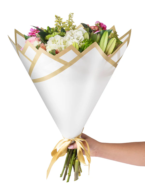 Madonna Wrap – Pre-Assembled Floral Wrapping Sheets with Satin Ribbon (25 Pack) - Image 27