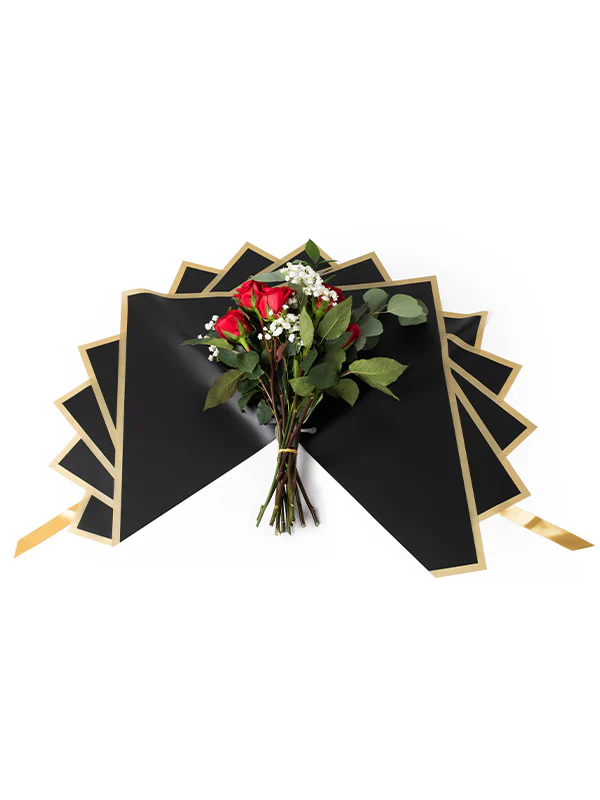 Madonna Wrap – Pre-Assembled Floral Wrapping Sheets with Satin Ribbon (25 Pack) - Image 4