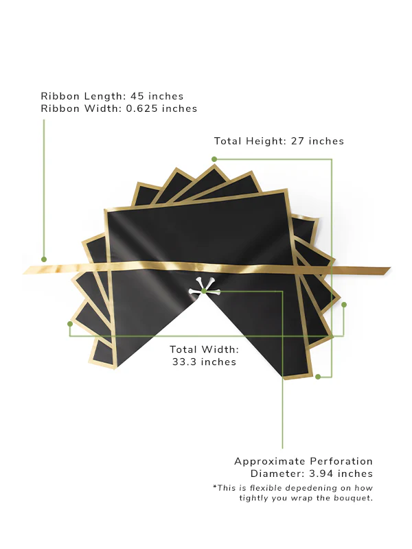 Madonna Wrap – Pre-Assembled Floral Wrapping Sheets with Satin Ribbon (25 Pack) - Image 8