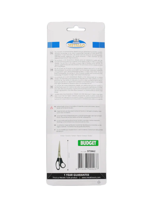 Professional Florist Utility Scissors – 8.25” Stainless Steel, Black (1 Pack) - Image 3