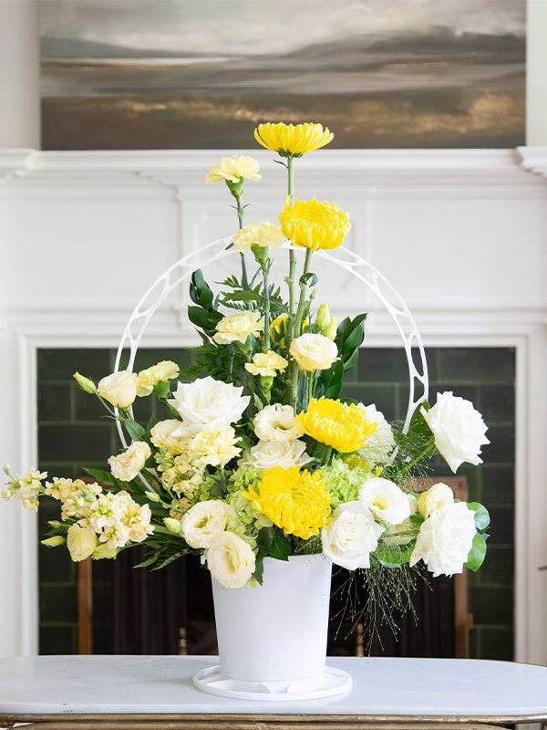 Round Basket - White (24 Pack) - Image 2
