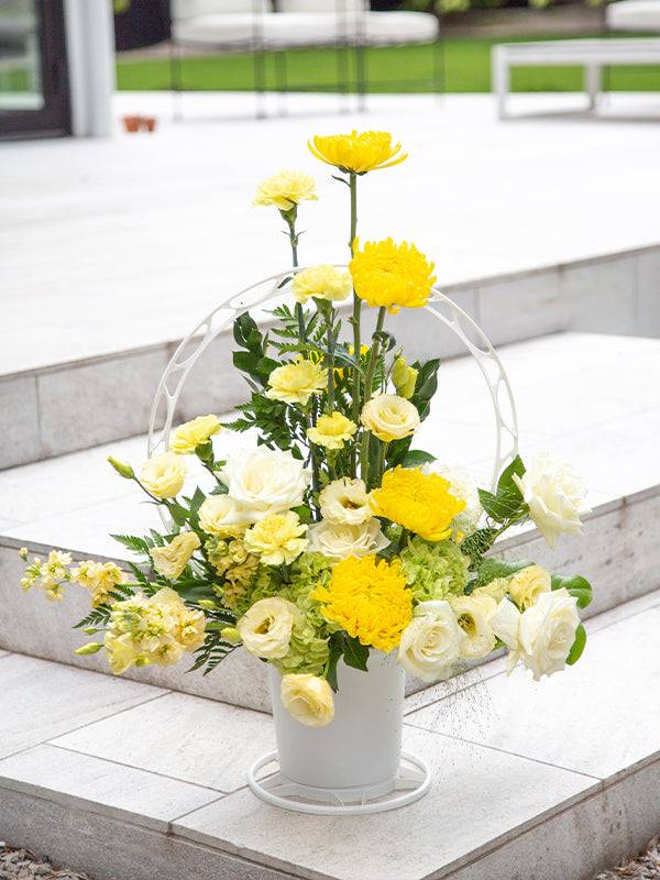 Round Basket - White (24 Pack) - Image 4