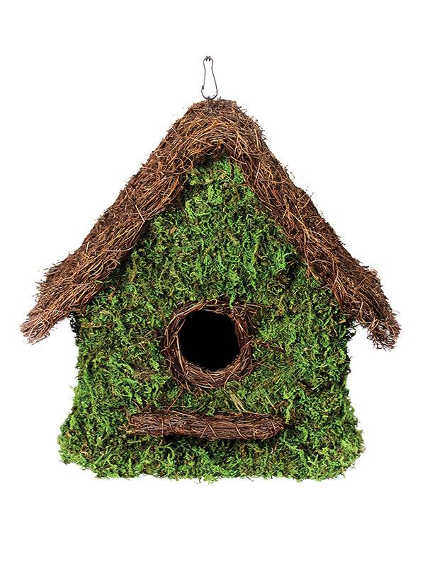 Super Moss Woven Birdhouse – Maison, Large (11" x 12")
